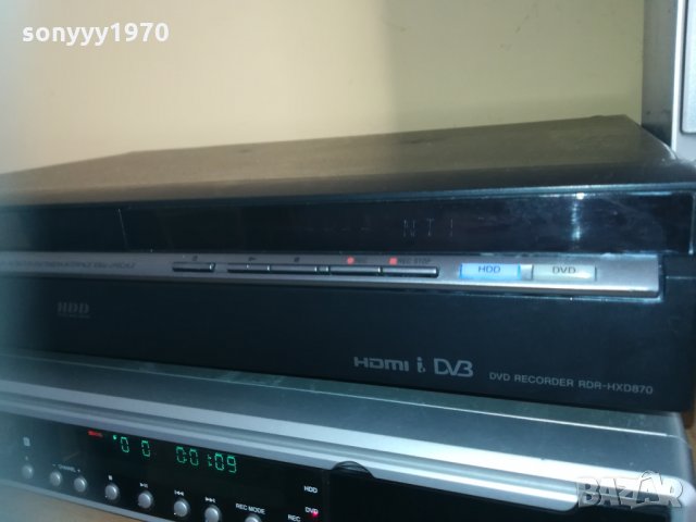 sony recorder hdd/dvd/dvb/hdmi/usb 0703211005, снимка 6 - Плейъри, домашно кино, прожектори - 32069253