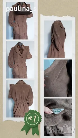 Два различни броя / Топло палто от полар тип teddy bear "L. L. Bean" и Италианско , снимка 2 - Палта, манта - 30408485