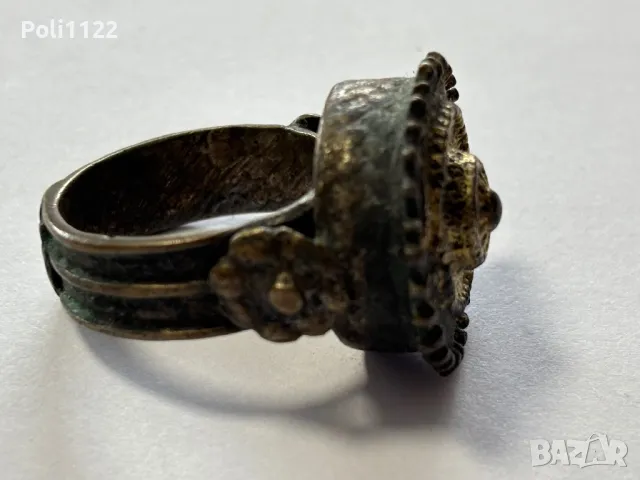 Възрожденски пръстен, снимка 3 - Антикварни и старинни предмети - 50230634