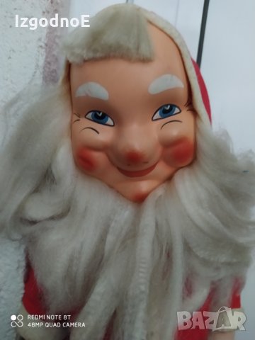 Много голям стар Дядо Коледа. Стара кукла от соца, снимка 3 - Колекции - 34378146