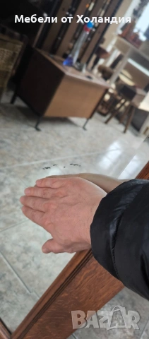 Голямо кристално огледало с дъбова рамка, снимка 7 - Антикварни и старинни предмети - 54067463