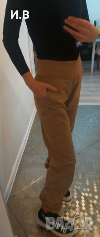 Спортен панталон с ластик и висока талия , снимка 1