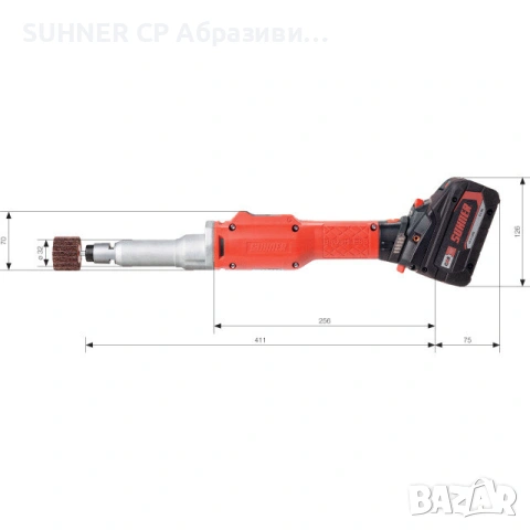 SUHNER ASG 9-R – Прав шлайф, снимка 4 - Други инструменти - 53332302