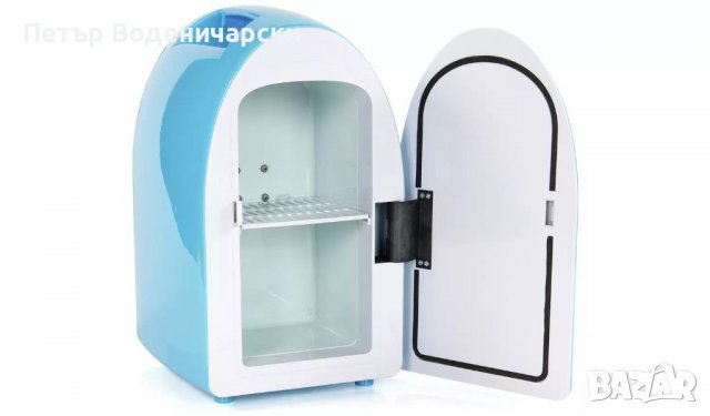 Син или бял мини хладилник за кола Cristal 6 литра, снимка 4 - Хладилници - 39025050