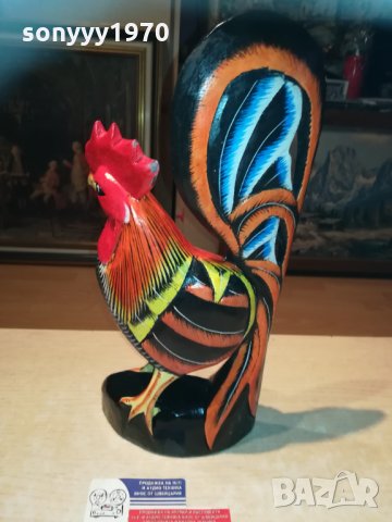 Петел от дърво-ЦВЕТЕН ръчна изработка 3112201848, снимка 13 - Колекции - 31268586