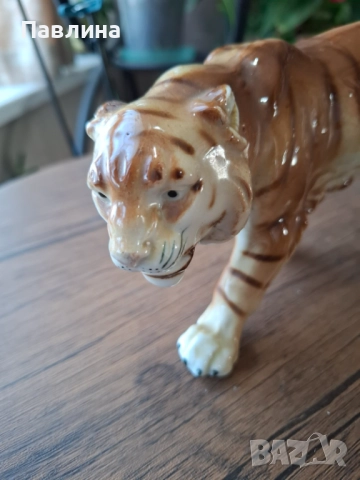 Много красив порцеланов тигър, снимка 8 - Статуетки - 52850569