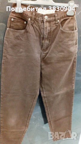 Vingar Basic Jeans, кафяв цвят, 100% памук, снимка 10 - Дънки - 42204288