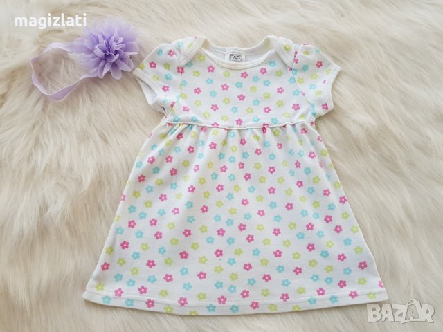 Рокля F&F 0-3 месеца , снимка 5 - Бебешки рокли - 29198627