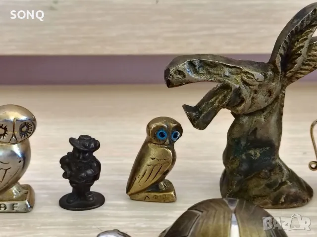 Колекционерски Лот Стари Бронзови Фигурки- Животни, снимка 3 - Колекции - 49746378