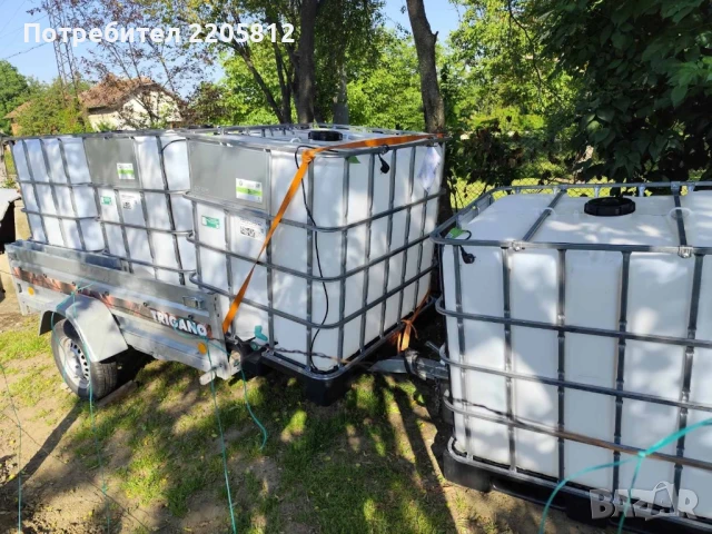 Нов бидон 1000л Кубче , снимка 9 - Бидони, бурета и бъчви - 50851509