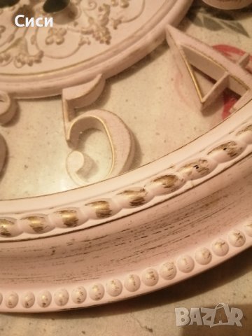 Стенен часовник с орнаменти, снимка 3 - Друга електроника - 37616602