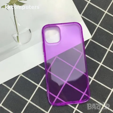 Калъф силикон Neon / Лилав / за iPhone 14 Pro 6.1 Баркод : 3129416