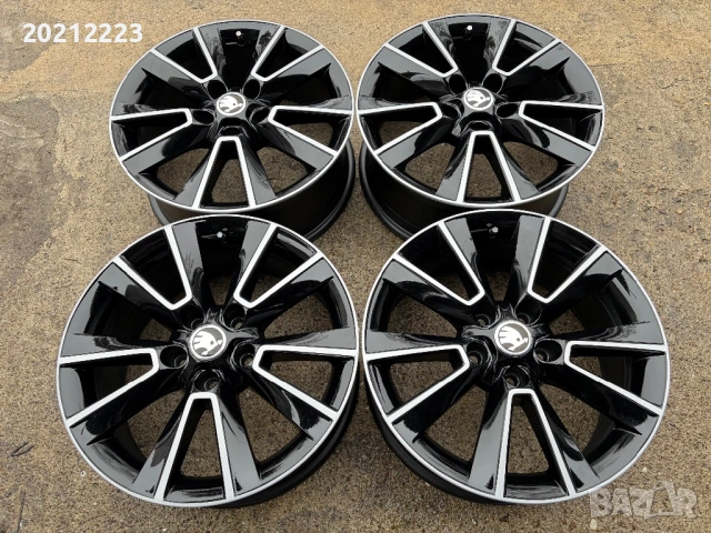 4 броя алуминиеви джанти за Skoda Octavia,Yeti,Karoq 17, снимка 2 - Гуми и джанти - 53381294