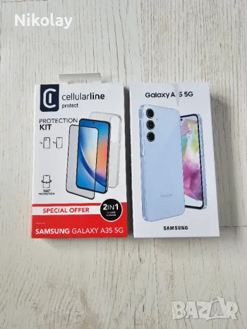 Samsung Galaxy A35 5G 128GB 6GB RAM - чисто нов, снимка 1 - Samsung - 49347931