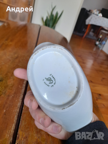 Стара порцеланова сосиера #6, снимка 6 - Други ценни предмети - 44766294