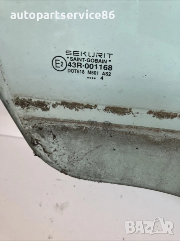 Стъкло прозорец предна дясна врата за Volkswagen Touareg 2.5 Tdi (2005), снимка 2 - Части - 54191858