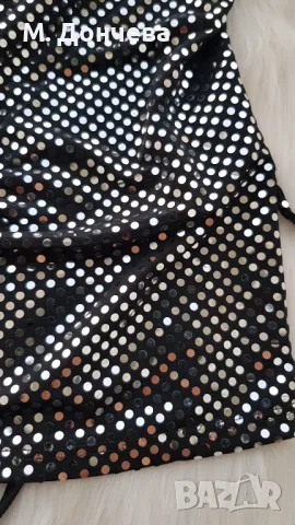 Дамски топ с паети и гол гръб, снимка 7 - Корсети, бюстиета, топове - 47615973