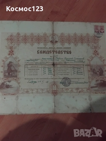 Стар военен документ , снимка 9 - Антикварни и старинни предмети - 53156515