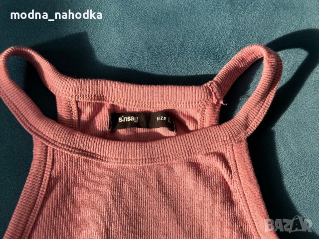 Дамски розов потник от sinsay , снимка 4 - Потници - 40281131