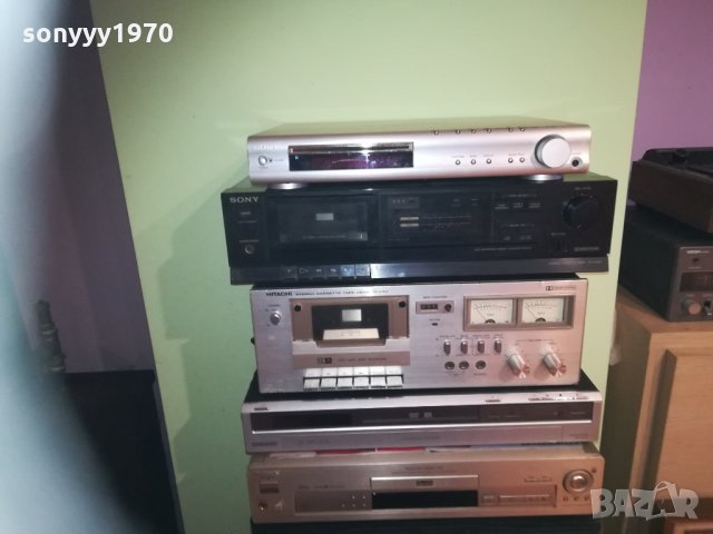 sony x 4 & hitachi 0601211933, снимка 3 - Ресийвъри, усилватели, смесителни пултове - 31332953