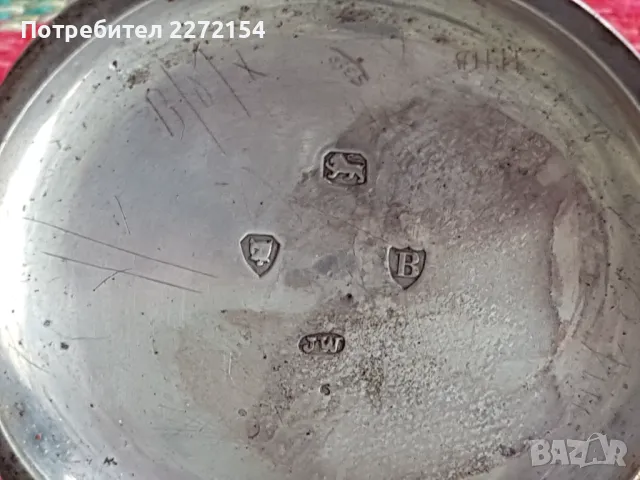 Сребърен 925 джобен часовник , снимка 6 - Антикварни и старинни предмети - 49740264