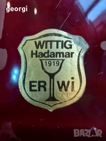 Кристална ваза рубинен кристал , снимка 7 - Вази - 39857984