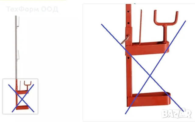 Предпазен строителен парапет / стойки за парапет, снимка 5 - Други машини и части - 32793097