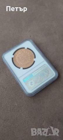 Сто златни франка Гениус сертификат MS 61, снимка 2 - Нумизматика и бонистика - 42183812