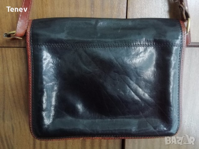 La Moda Design Vintage естествена кожа дамска чантичка винтидж , снимка 3 - Чанти - 39529054