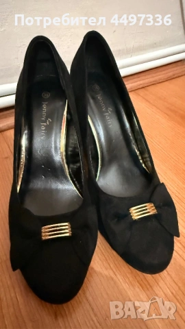 Черни токчета Jenny Fairy, снимка 2 - Дамски обувки на ток - 53099942