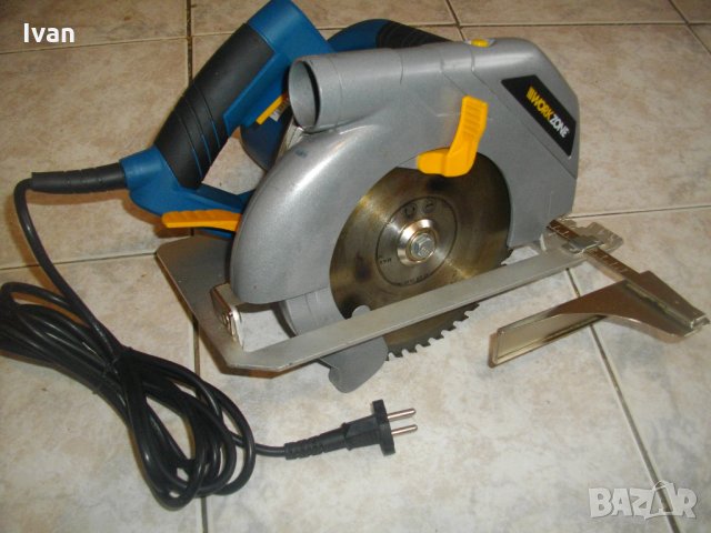 1500 Вата-ф 190мм-ЗА ЧАСТИ-ЗА РЕМОНТ-Workzone-Немски Ръчен Циркуляр-Почти Нов, снимка 2 - Други инструменти - 35267486