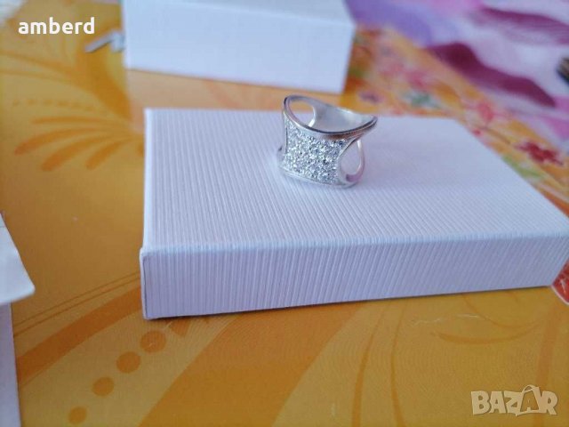Страхотен сребърен пръстен - модел R046, снимка 3 - Пръстени - 31277396