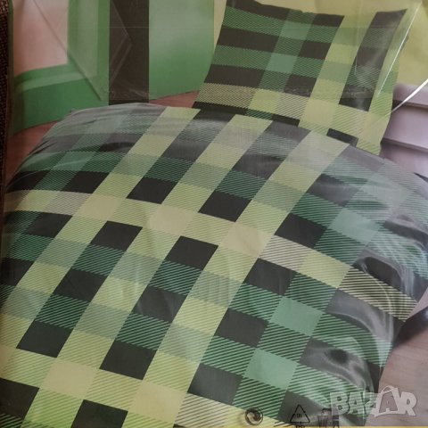 Спален комплект зелен персон и половина или двоен, немско качество, снимка 2 - Спално бельо - 25823058