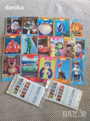 Карти Disney Pixar 24 бр.  Подарявам, снимка 1 - Игри и пъзели - 37185891