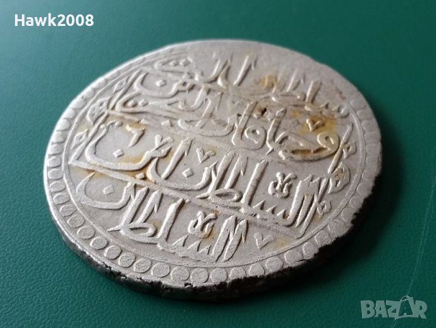 Османска Турция 100 пара ЮЗЛУК 1203/4 Селим 3 сребро монета , снимка 6 - Нумизматика и бонистика - 40803177