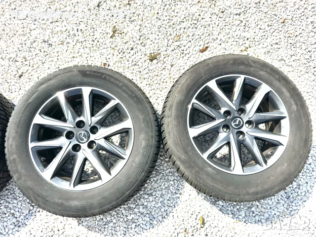 Оригинални 17ки от Mazda CX-5, 5x114.3 с гуми Ханкок 225/65, снимка 4 - Гуми и джанти - 55957638