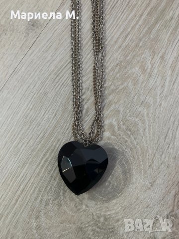 Колие с камък сърце