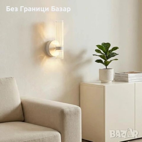 Нова Стенна LED лампа за хол спалня коридор 3 режима светлина 6W 600LM, снимка 6 - Лед осветление - 54206903