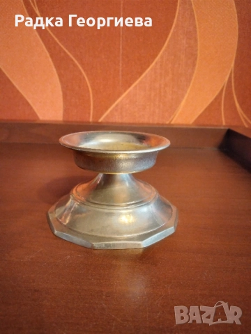 Месингов свещник, снимка 4 - Декорация за дома - 51432279