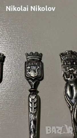 Посребрени лъжици, снимка 5 - Антикварни и старинни предмети - 52100873