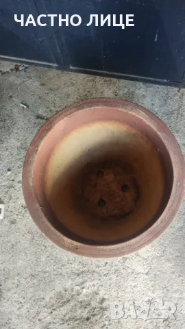 Керамична градинска ваза  d38/30cm, снимка 3 - Вази - 47343109