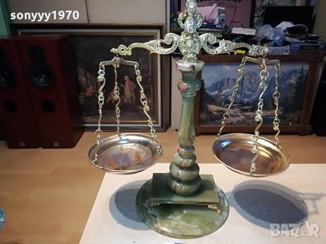 КИЧОЗНА ВЕЗНА-ЗЛАТО/МРАМОР-ВНОС ГЕРМАНИЯ 0708212125, снимка 2 - Антикварни и старинни предмети - 33753206