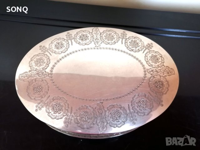 Прекрасна Стара Посребрена Кутия За Бижута, снимка 2 - Антикварни и старинни предмети - 42812280