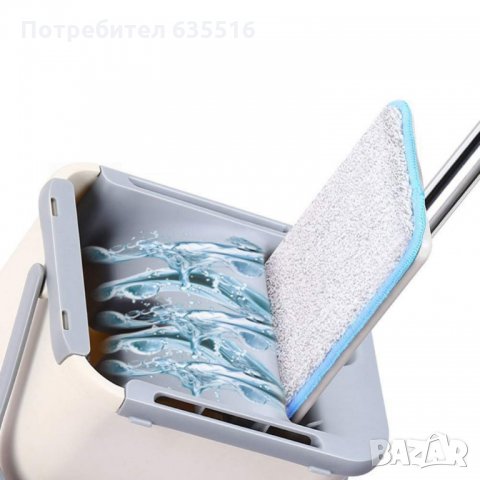 Моп с кофа за отцеждане и подсушаване почистване на кърпа, снимка 5 - Други стоки за дома - 32146564