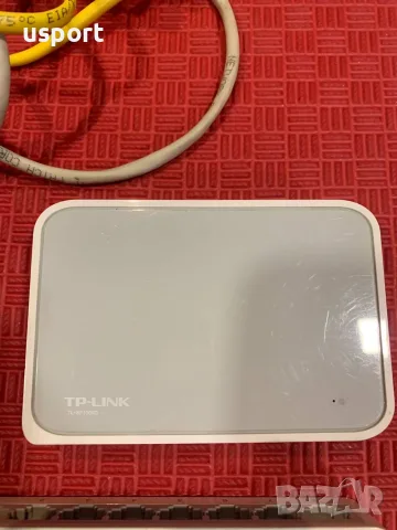 Лот 4 Рутера TP-Link, 3 Суитча TP-Link, 4 Клавиатури, 3 Мишки, Адаптери и LAN кабели, снимка 10 - Рутери - 56119932