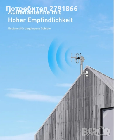 ANNTLENT Усилвател на мобилна мрежа в честотна лента 20/8 (800/900MHz), 4G LTE,3G,2G,GSM, Ус, снимка 7 - Друга електроника - 52407158