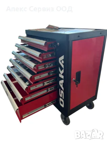 Количка за инструменти модел OSAKA - 156 части / 196 части, снимка 9 - Индустриална техника - 45126351