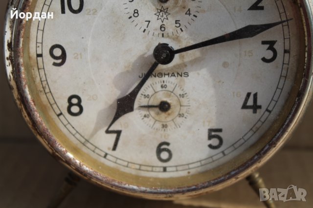 Немски будилник "junghans", снимка 3 - Антикварни и старинни предмети - 38022748