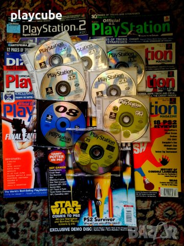Колекция списания Playstation за колекционери - 9 бройки