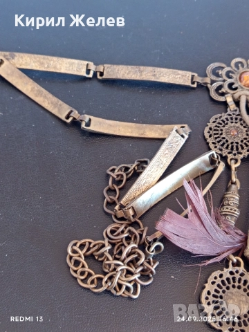 Дамски колан РЕТРО стил много красиво орнаментиран с камъни 27108, снимка 10 - Колани - 51823370